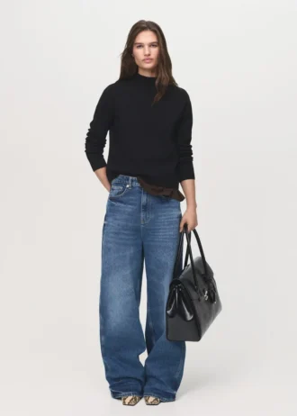 Pull en maille avec col Perkins