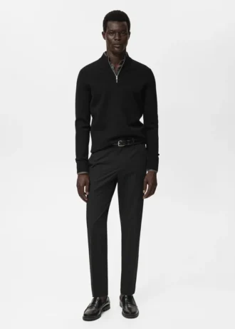 Pull en maille avec col Perkins