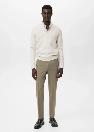 Pull en maille avec col Perkins
