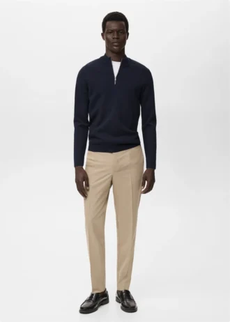 Pull en maille avec col Perkins