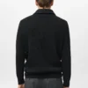 Pull en maille avec col zippé Pull en maille avec col zippé