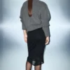 Pull en maille avec paillettes