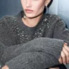 Pull en maille avec paillettes