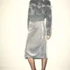 Pull en maille avec plumes