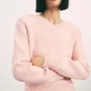 Pull en maille à col en V