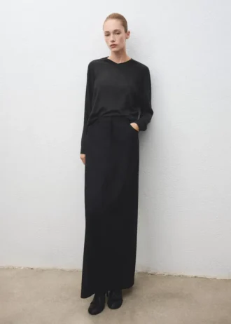 Pull en maille à col en V