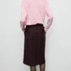 Pull en maille à col en V