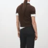 Pull en maille à col en V