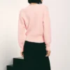 Pull en maille à col en V