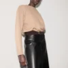 Pull en maille à col rond