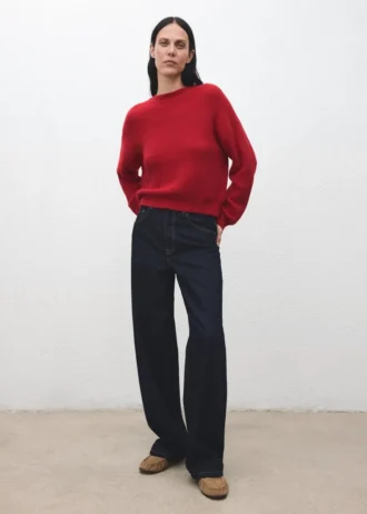 Pull en maille à col rond