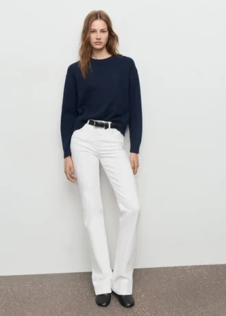 Pull en maille à col rond