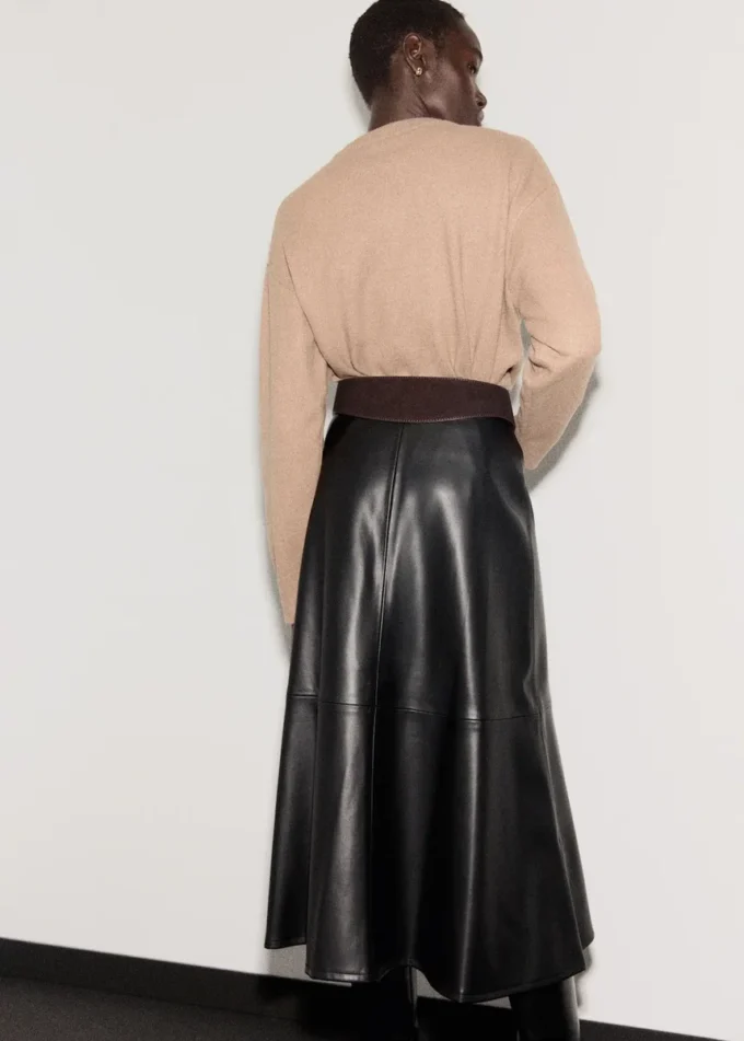 Pull en maille à col rond