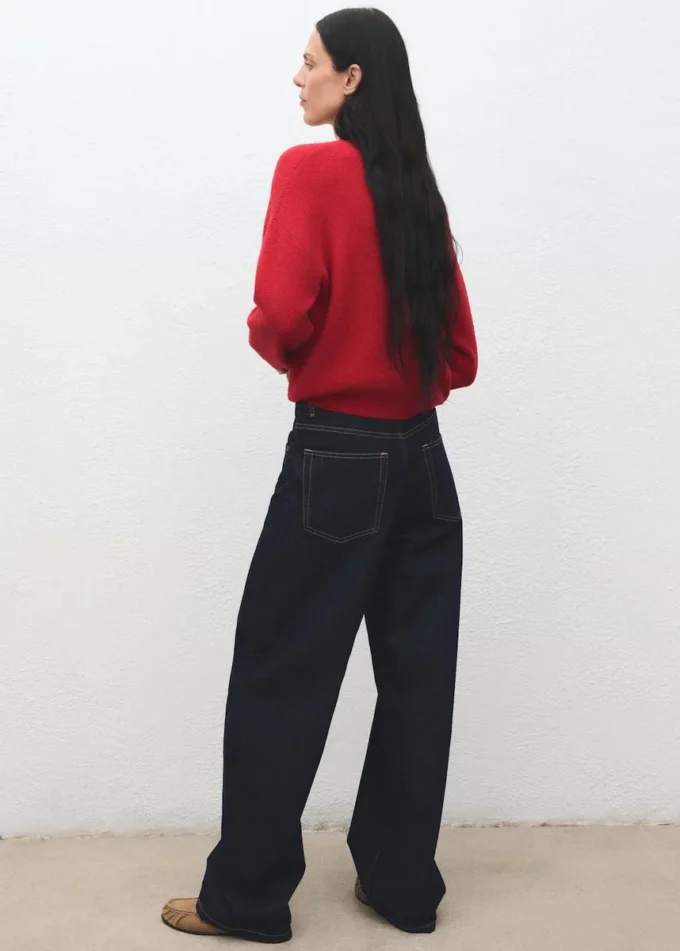 Pull en maille à col rond