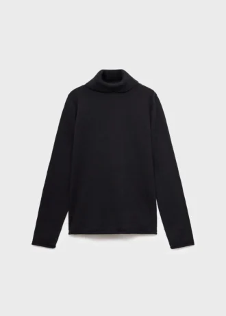 Pull en maille à col roulé