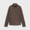 Pull en maille à col roulé