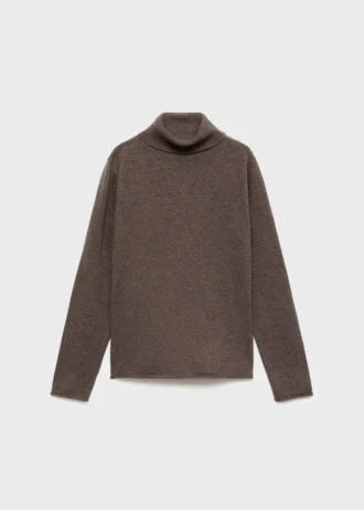 Pull en maille à col roulé