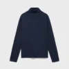 Pull en maille à col roulé