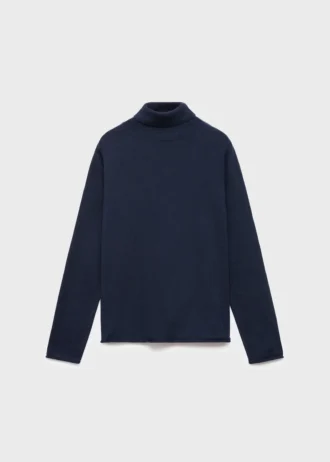 Pull en maille à col roulé