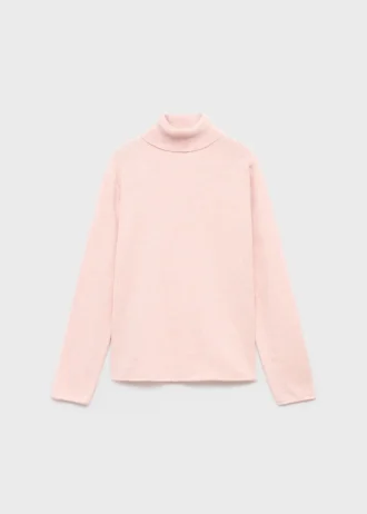 Pull en maille à col roulé