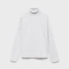 Pull en maille à col roulé