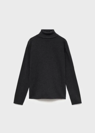 Pull en maille à col roulé