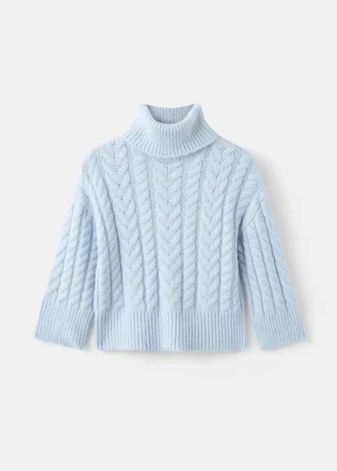 Pull en maille à col roulé Pull en maille à col roulé