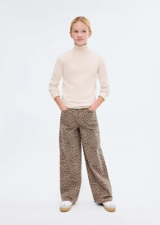 Pull en maille à col roulé