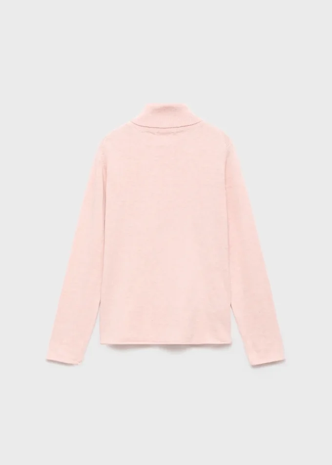 Pull en maille à col roulé