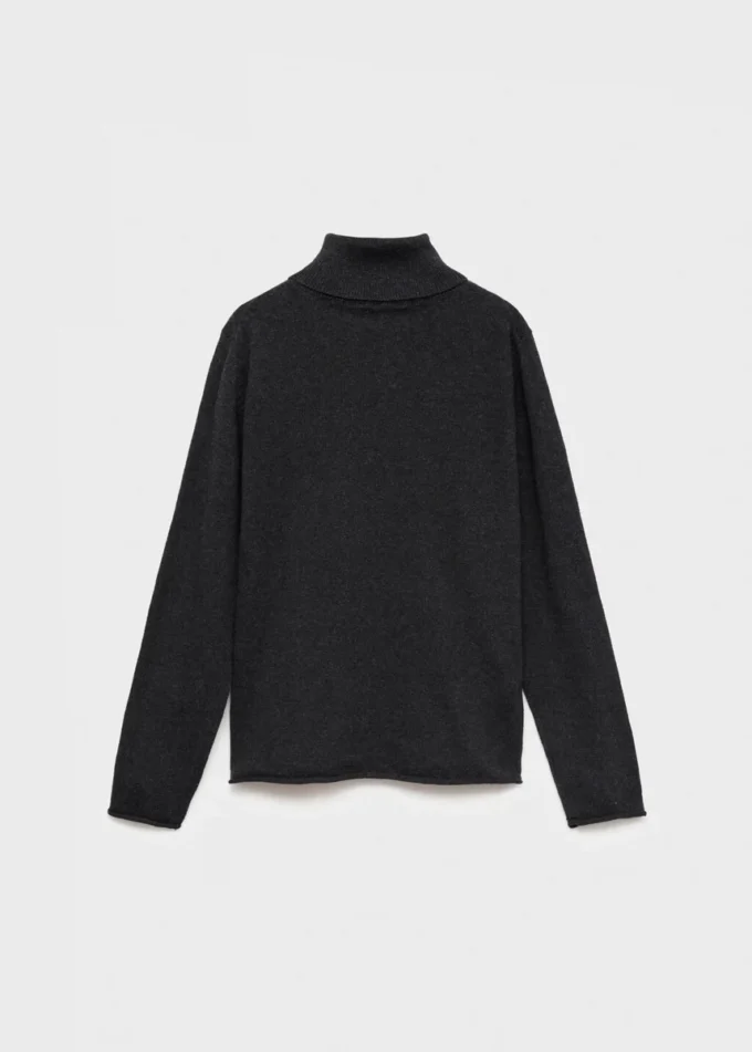 Pull en maille à col roulé