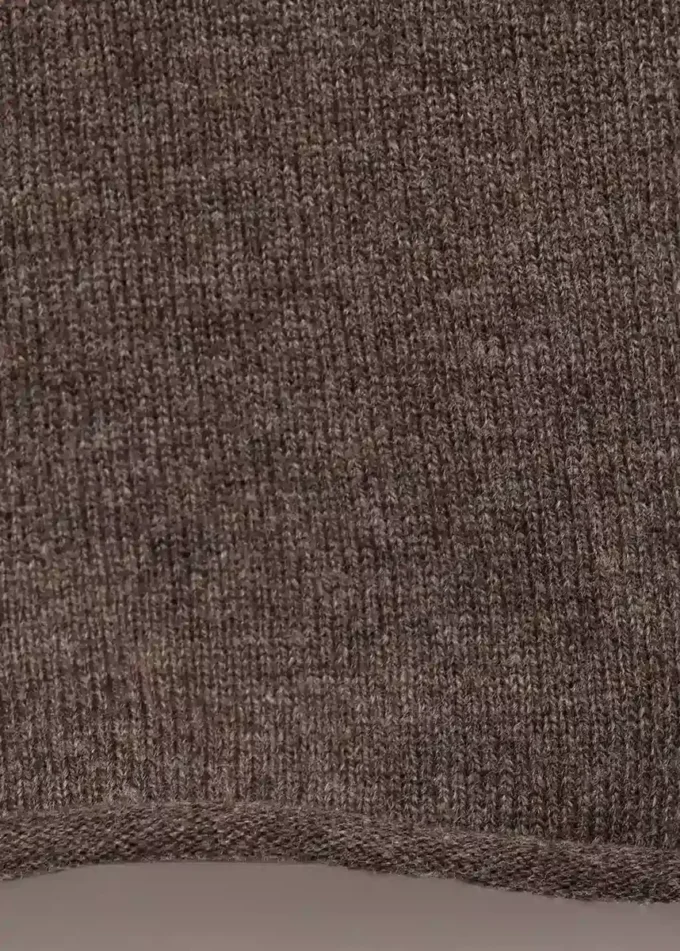 Pull en maille à col roulé