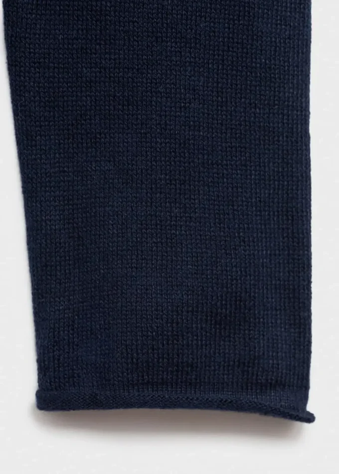 Pull en maille à col roulé