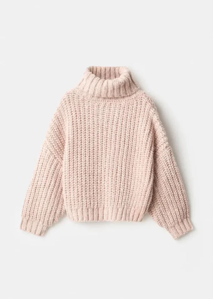 Pull en maille à col roulé Pull en maille à col roulé