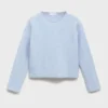 Pull en maille côtelée