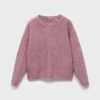 Pull en maille côtelée