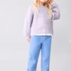 Pull en maille côtelée