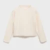 Pull en maille côtelée