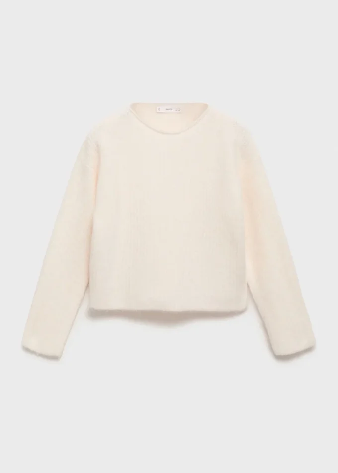 Pull en maille côtelée
