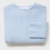 Pull en maille côtelée