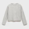 Pull en maille côtelée