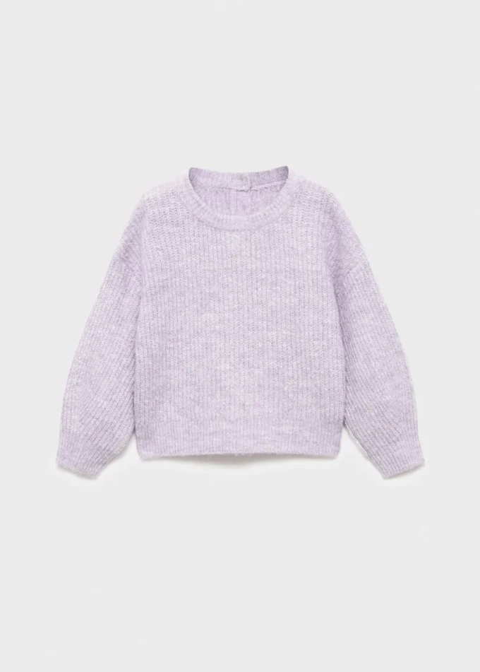 Pull en maille côtelée