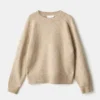 Pull en maille côtelée