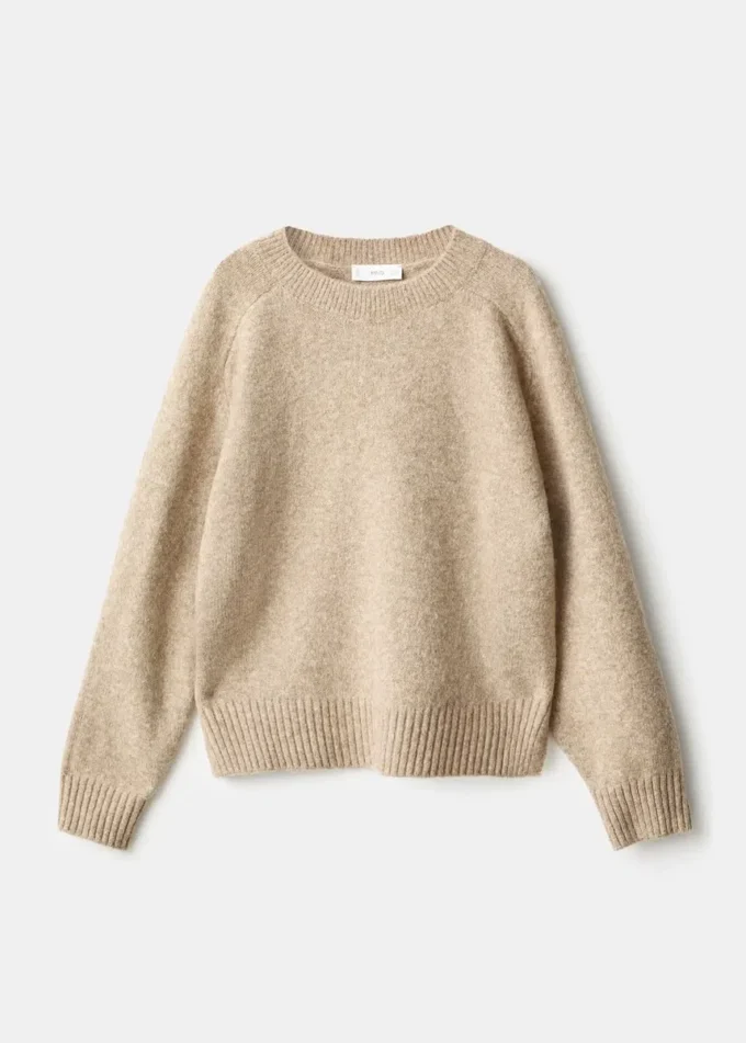 Pull en maille côtelée