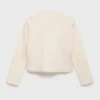 Pull en maille côtelée