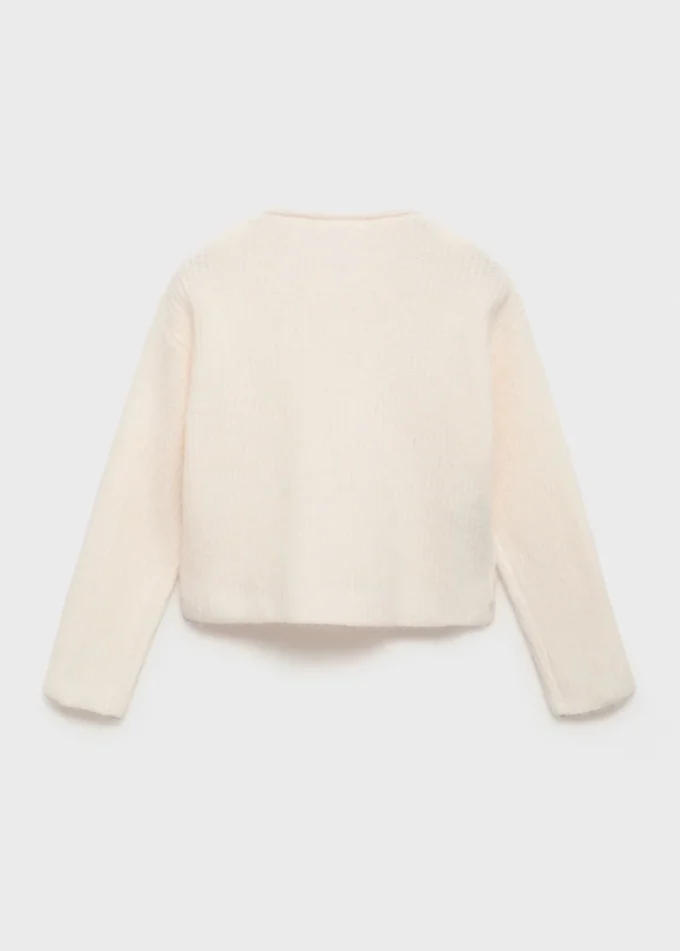 Pull en maille côtelée