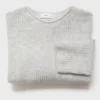 Pull en maille côtelée