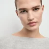 Pull en maille côtelée
