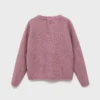 Pull en maille côtelée