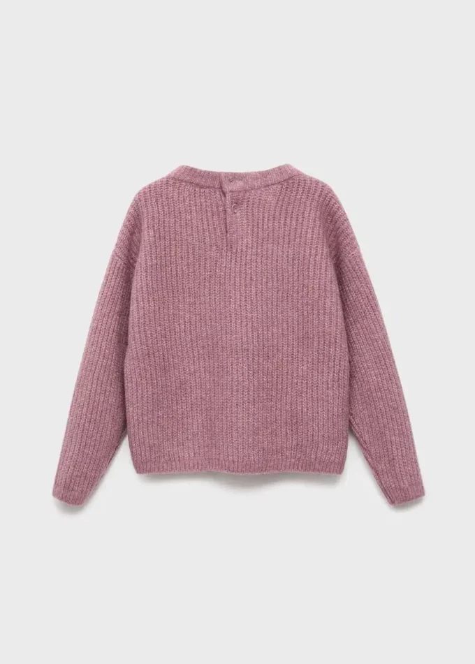 Pull en maille côtelée
