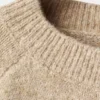 Pull en maille côtelée